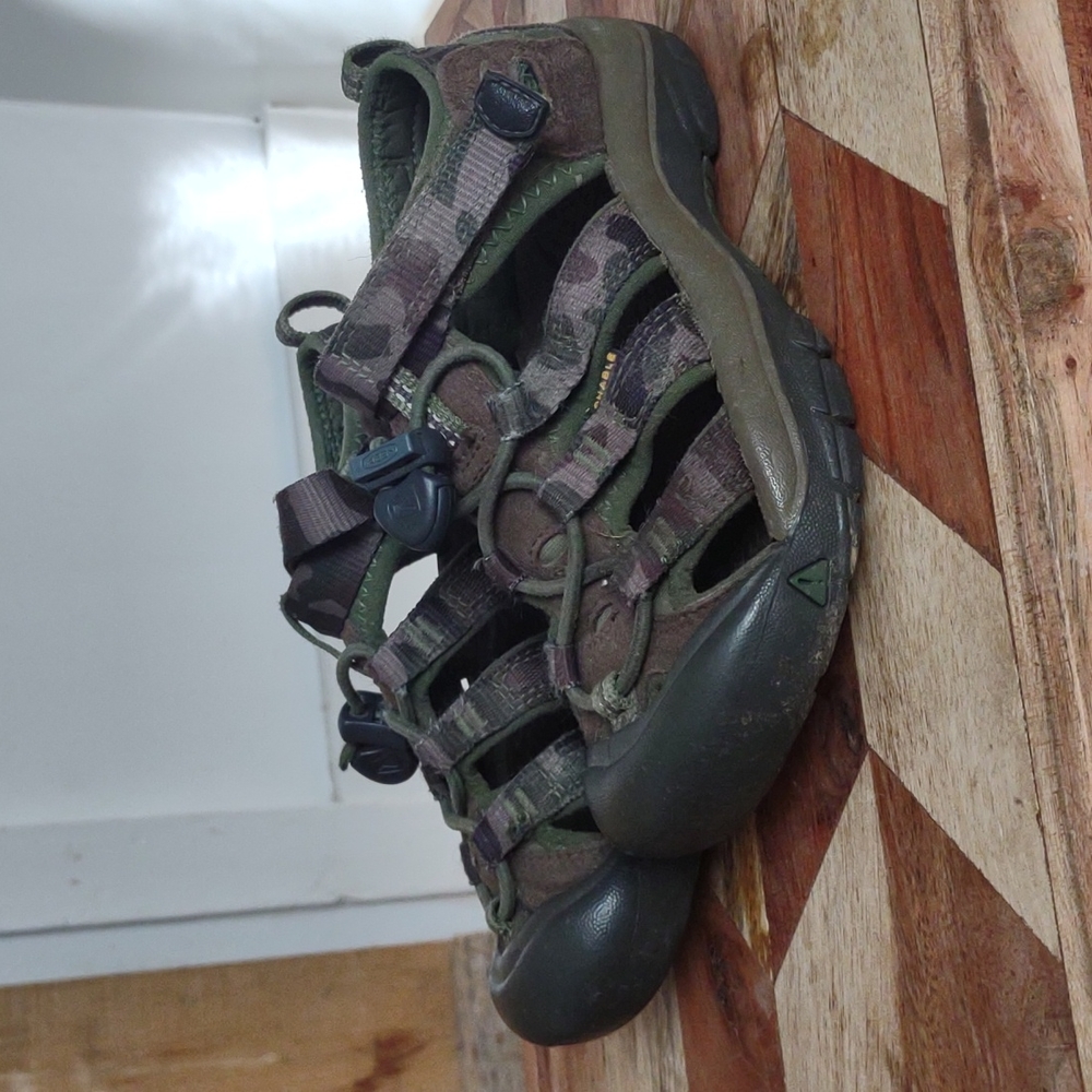 Keen sandals.